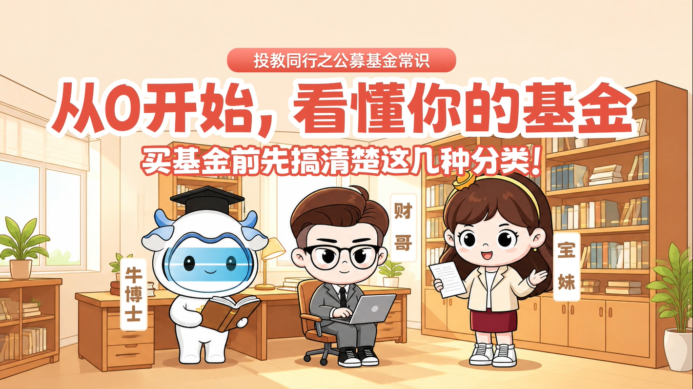 【投教同行第42期】《从0开始，看懂你的基金》第一期：买基金前先搞清楚这几种分类！