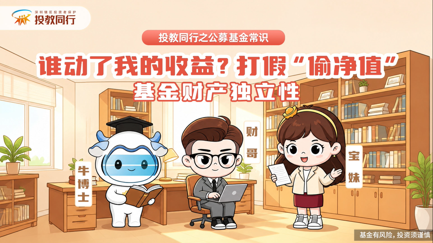 【投教同行第42期】打假偷净值-基金财产独立性