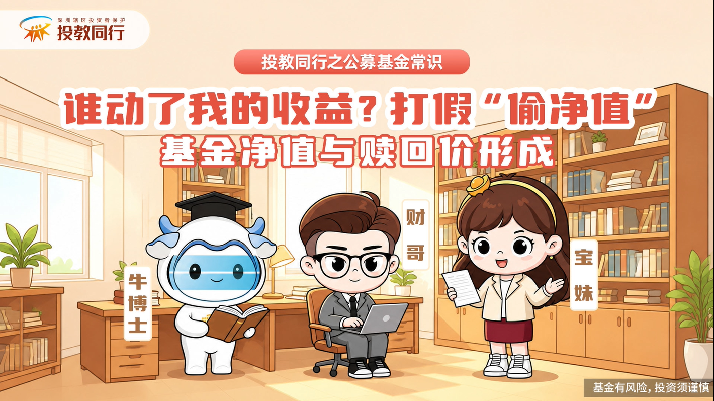 【投教同行第42期】打假偷净值-基金净值与赎回价形成