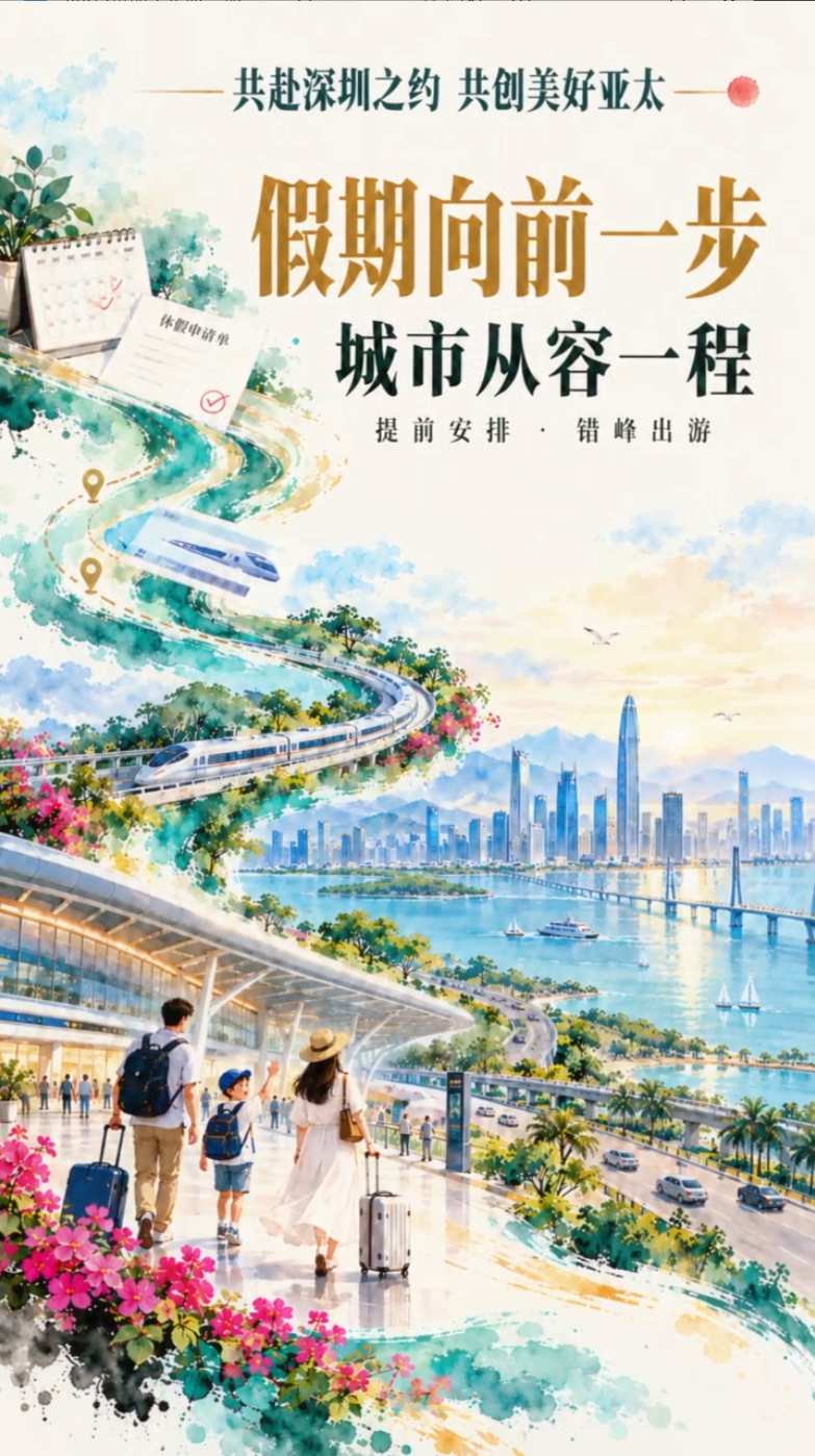 假期向前一步，城市从容一程